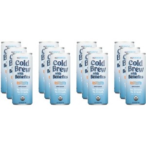 Nurange Organic Cold Brew With Benefits - Case of 12 - 7.5 fl oz - 1 of 2