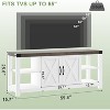 TV Stand for TVs Up to 65 Inch, Entertainment Center with Storage, Shelves, TV Media Console Table for Living Room, Bedroom - 2 of 4