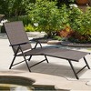 2PCS Pool Chaise Lounge Chair Recliner Outdoor Patio Furniture Adjustable New - 4 of 4