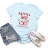 Simply Sage Market Land Of The Free Cherries Short Sleeve Tee - 3 of 4