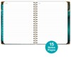Global Printed Products Hardcover AY 2025-2026 Fashion Planner - 8.5"x11" (Teal Gold Marble) - 4 of 4