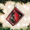 Old World Christmas 3.0 Inch Red Bible Religious Baptism Tree Ornaments - 3 of 3
