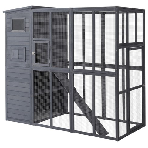 Cat house cage best sale