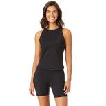 Anne Cole Active - Women's High Neck Racer Back Tank Top