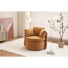 XINGHANZHENXUAN Storage Chair with Back Cushion, 3 Pillows, 360° Rotating Accent Chair for Living Room, Bedroom - 4 of 4