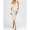 Women's UNDERWIRE KNIT MIDI DRESS - Miss Love - 3 of 4