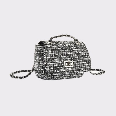 Women's Tweed Crossbody Bag - LASCANA