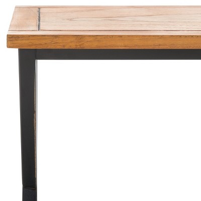 Jack Black and Oak Rectangular Stacking Tray Tables
