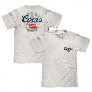Mens Coors Banquet Horse Shoe Logo Front and Back Print T-Shirt - 1 of 2