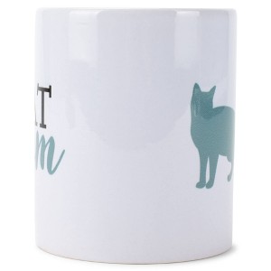 Elanze Designs Cat Mom White 11 Ounce Stoneware Coffee Mug - 1 of 2