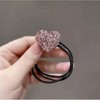 Wikineon Korean Women's Rhinestone Heart-shaped Hair Accessory Headband, perfect for adding glamour to special occasions with its sparkling design. - 4 of 4