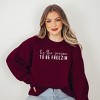 Simply Sage Market Women's Graphic Sweatshirt Tis The Season To Be Freezin - 2 of 3