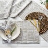 Split P Gray Mica Jacquard Napkin Set of 4 - 2 of 3