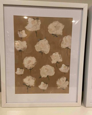 set Of 2) 16 X 20 Loose Floral Framed Wall Art - Threshold™ : Target