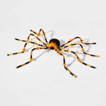 50" Plush Spider Orange Halloween Decorative Prop - Hyde & EEK! Boutique™