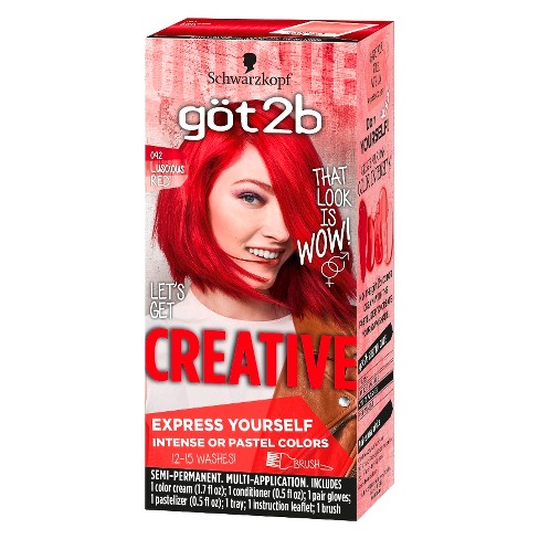 Got2b Color Creative Luscious Red 4 2oz Target