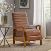 Push-Back Club Recliner with Wood Frame - 4 of 4
