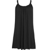 VENUS Womens Gathered Neckline Dress  -  S, Black - 4 of 4
