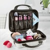 Hard Shell Cosmetic Travel Case for Makeup or Toiletries, White, Size 11.8" x 10.8" x 5.9" - 3 of 4
