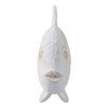 Sagebrook Home Creative Fish Sculpture for Living Room, Bedroom or Office Decor, Whitewash - 3 of 4