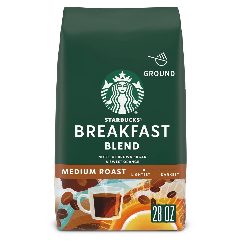 Photos - Coffee Starbucks Breakfast Blend Medium Roast Ground  - 28oz 
