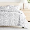 Floral Reversible Ultra Soft Comforter Sets, Down Alternative, Machine Washable - Becky Cameron - 4 of 4