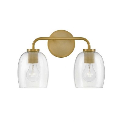 Lark Percy 2 - Light Vanity in  Lacquered Brass