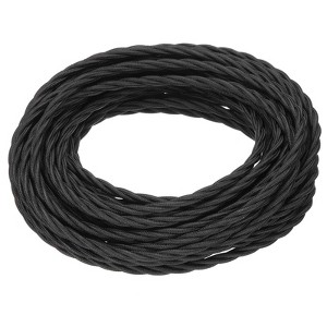 Unique Bargains Twisted Cloth Covered Braided Lamp Fan Electrical Wire 18AWG - 1 of 4