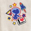 Boys' - Peanuts - Space Snoopy Flair Graphic Long Sleeve Fleece Sweatshirt - 2 of 4