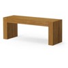 Maven Lane Zeno Organic Solid Wooden Bench - 2 of 4