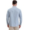INSPIRE CHIC Men's Stripes Long Sleeved Button Down Business Dress Shirts - 3 of 4