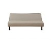 DOMETOUR Convertible Sofa Breathable Leather Living Room Sofa - Modern Comfortable Couch Khaki - 2 of 4