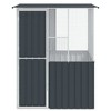 vidaXL Bird Cage Anthracite 154 x 154 x 200 cm Galvanized steel - 3 of 4