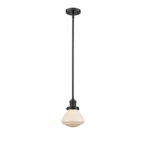 Olean - 1 Light Stem Hung Mini Pendant In Industrial Style-7.75 Inches Tall and 6.75 Inches Wide - 1 of 1