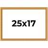 PosterPalooza | 25x17 Wood Antique Frame with UV Acrylic, 4 Finishes: Bronze, Gold, Silver, and Black - 2 of 4