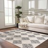 Hauteloom Fauci Diamond Checkered Area Rug - 2 of 4