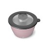 S'well 64oz Salad Bowl Kit Pink Topaz: Stainless Steel Salad Container with Silicone Lid, Dishwasher-Safe - 2 of 4