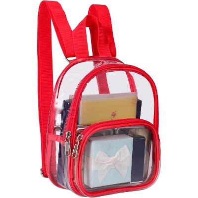 Transparent mini backpack,suitable for little boys and girls,transparent backpack suitable for concerts,festivals,sports events