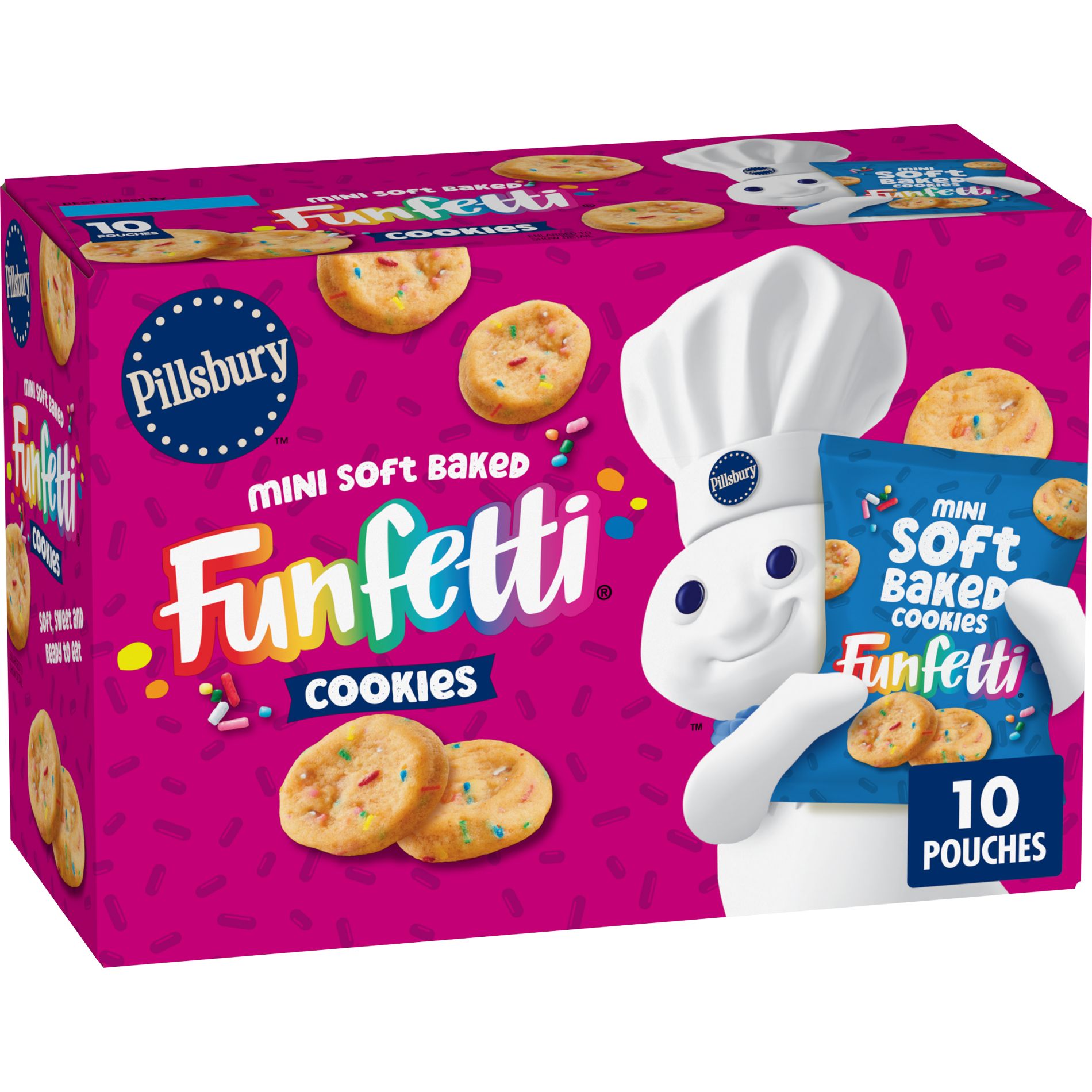 Pillsbury Funfetti Mini Soft Baked Cookies - 10oz