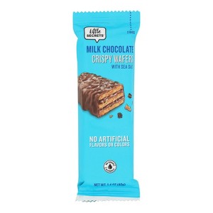 Little Secrets - Crispy Wafer - Milk Chocolate With Sea Salt - Case of 12 - 1.4 oz - 1 of 3