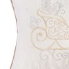 C&F Home 12" x 16" Golden Champagne Sleigh Embroidered Accent Pillow for Christmas - 2 of 4