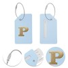 Unique Bargains Luggage Tag Light Blue 1 Pc - 3 of 4