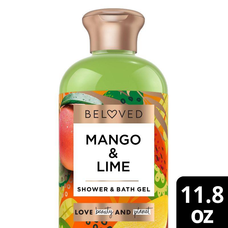 Beloved Mango &#38; Lime Vegan Shower &#38; Bath Gel - 11.8 fl oz, 1 of 8
