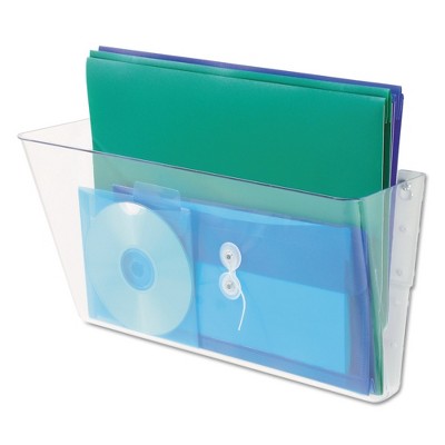 Universal Add-on Pocket for Wall File, Letter, Clear