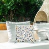 Stupell Industries Bold Rustic Abstract Mosaic Circle Pattern Illustration Outdoor Decorative Throw Pillow, 18 x 18 - 3 of 3