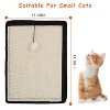 iMountek "14.96x11.42in Cat Scratching Pad with 9 Screw Nails, Natural Sisal Scratcher for Furniture Protection"Flaxen - 3 of 4
