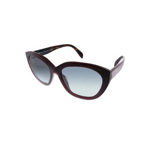 Prada Pr 16xs Uan3m1 Womens Geometric Sunglasses Burgundy 56mm : Target