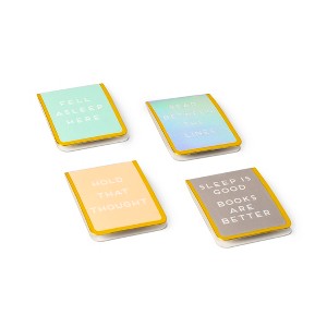 Dabney Lee Set of 4 Bookmarks with Magnets - Sayings - 1 of 3
