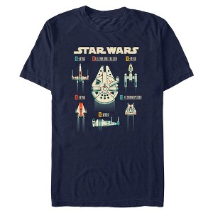 Mens Star Wars Rebel Alliance Starfighters T Shirt - 1 of 4