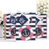 Big Dot of Happiness Last Sail Before the Veil - Nautical Bridal Shower and Bachelorette Party Favor Boxes - Set of 12 - 3 of 4